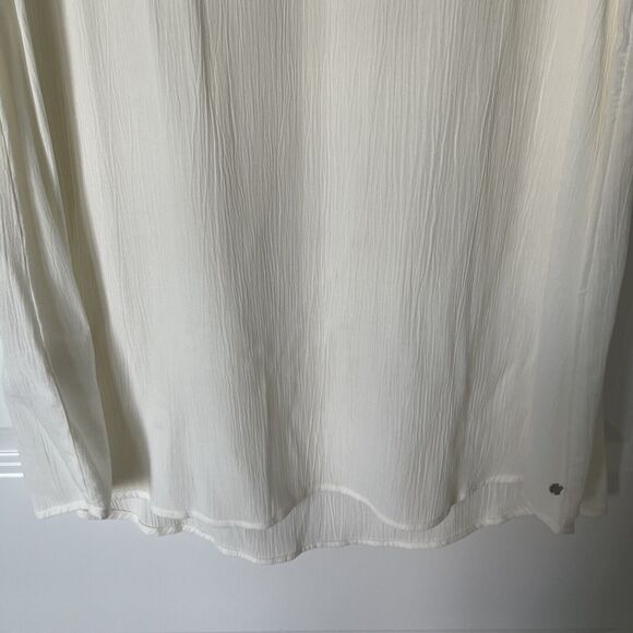 Eddie Bauer Thistle Tank with Cutwork Detail on V-Neck - NWT - Sz XXL, Cream - Picture 4 of 9